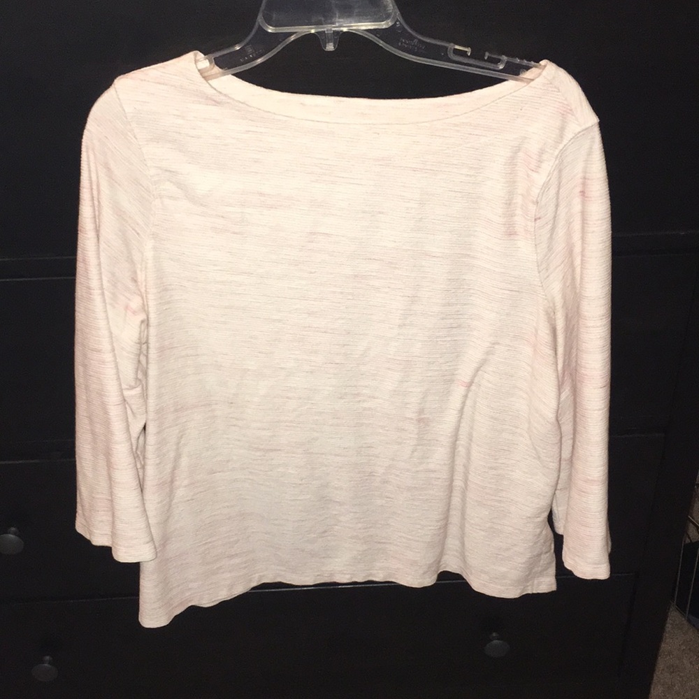 Wide Neck 3/4 Sleeve Top
